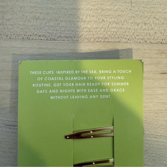 ANTHROPOLOGIE Styling Hair Clips NWT Set Of 4 - Picture 6 of 6